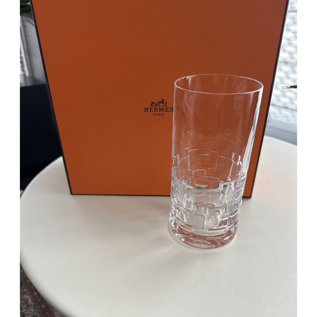輝く高品質な HERMES エルメス アダージュ ハイボール グラス