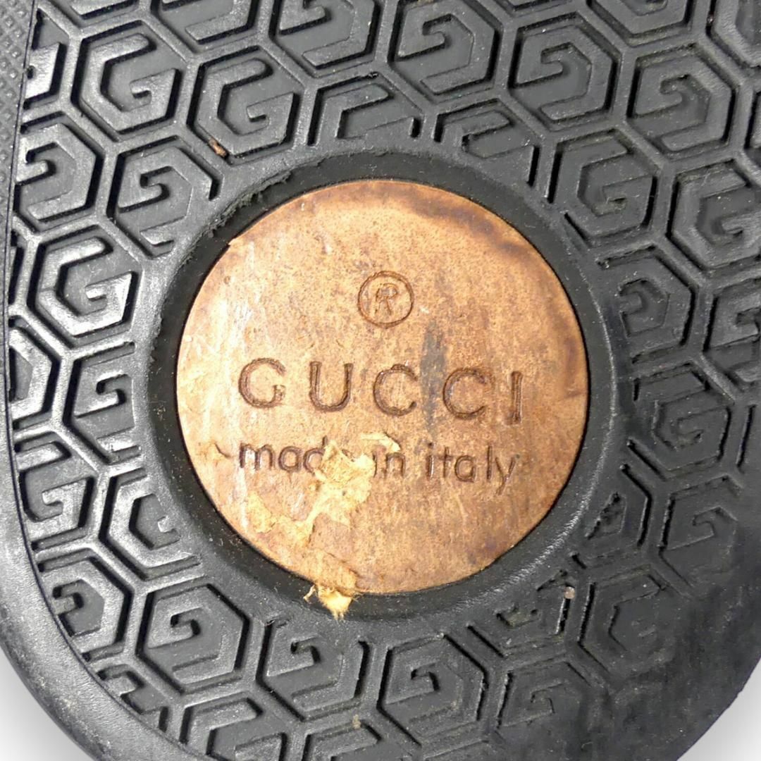 Gucci(グッチ)のイタリア製 サンダル GUCCI グッチ 27 本革 メンズ 黒 NR3323 メンズの靴/シューズ(サンダル)の商品写真
