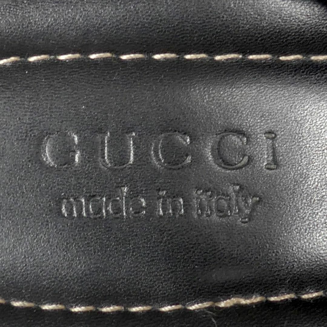 Gucci(グッチ)のイタリア製 サンダル GUCCI グッチ 27 本革 メンズ 黒 NR3323 メンズの靴/シューズ(サンダル)の商品写真