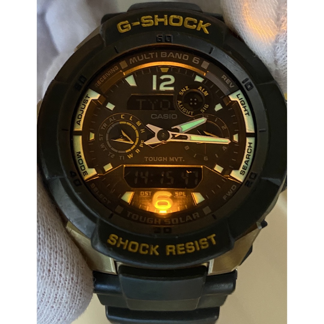 G-SHOCK - G-SHOCK/アーミーグリーン/ゴールド/GW-3500/電波/ソーラー