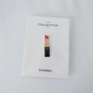 シャネル(CHANEL)の【CHANEL】 ピンバッジ  限定非売品　ルージュ　新品未開封　ノベルティ(ノベルティグッズ)