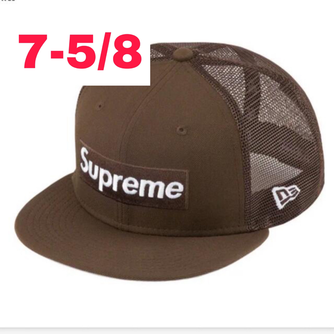 Supreme Box Logo Mesh Back New Era7-58使用状況 - キャップ