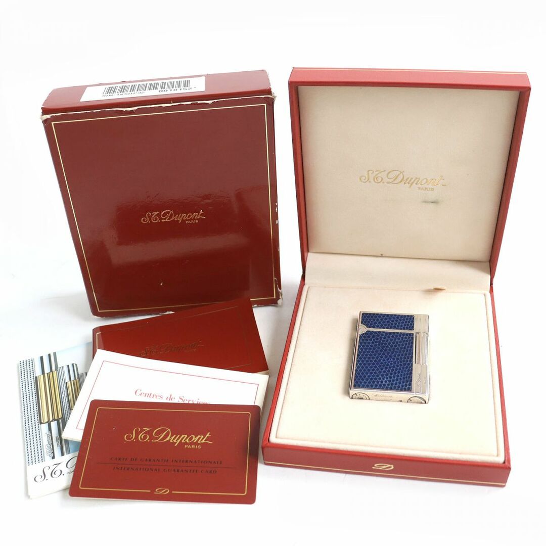 美品△フランス製 ST.Dupont エステーデュポン ギャッツビー リザード