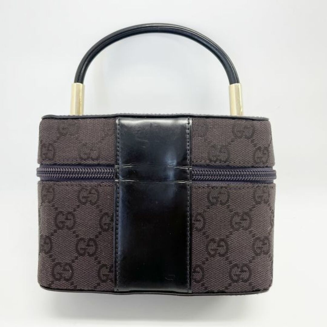 Gucci(グッチ)のGUCCI ロゴ バニティ ミニ コスメポーチ 039.1051 ヴィンテージ ハンドバッグ レディースのバッグ(ハンドバッグ)の商品写真