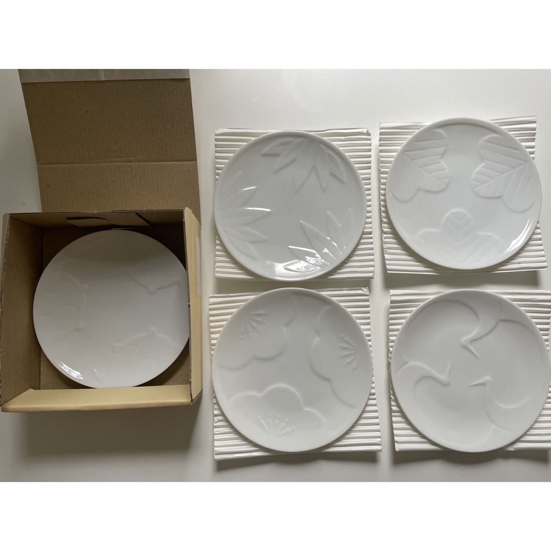 小田陶器　engi紋　小皿5枚セット インテリア/住まい/日用品のキッチン/食器(食器)の商品写真