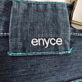 ENYCE - W40 ENYCE エニーチェ ポケット刺繍 バギーパンツ デニム