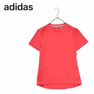 アディダス(adidas)の美品✨adidas running Tシャツ 半袖 オレンジ アディダス S(Tシャツ/カットソー(半袖/袖なし))