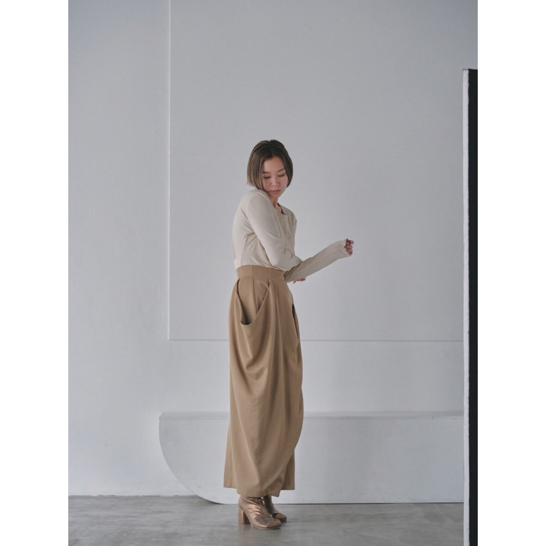 TODAYFUL Drape Satin Skirt