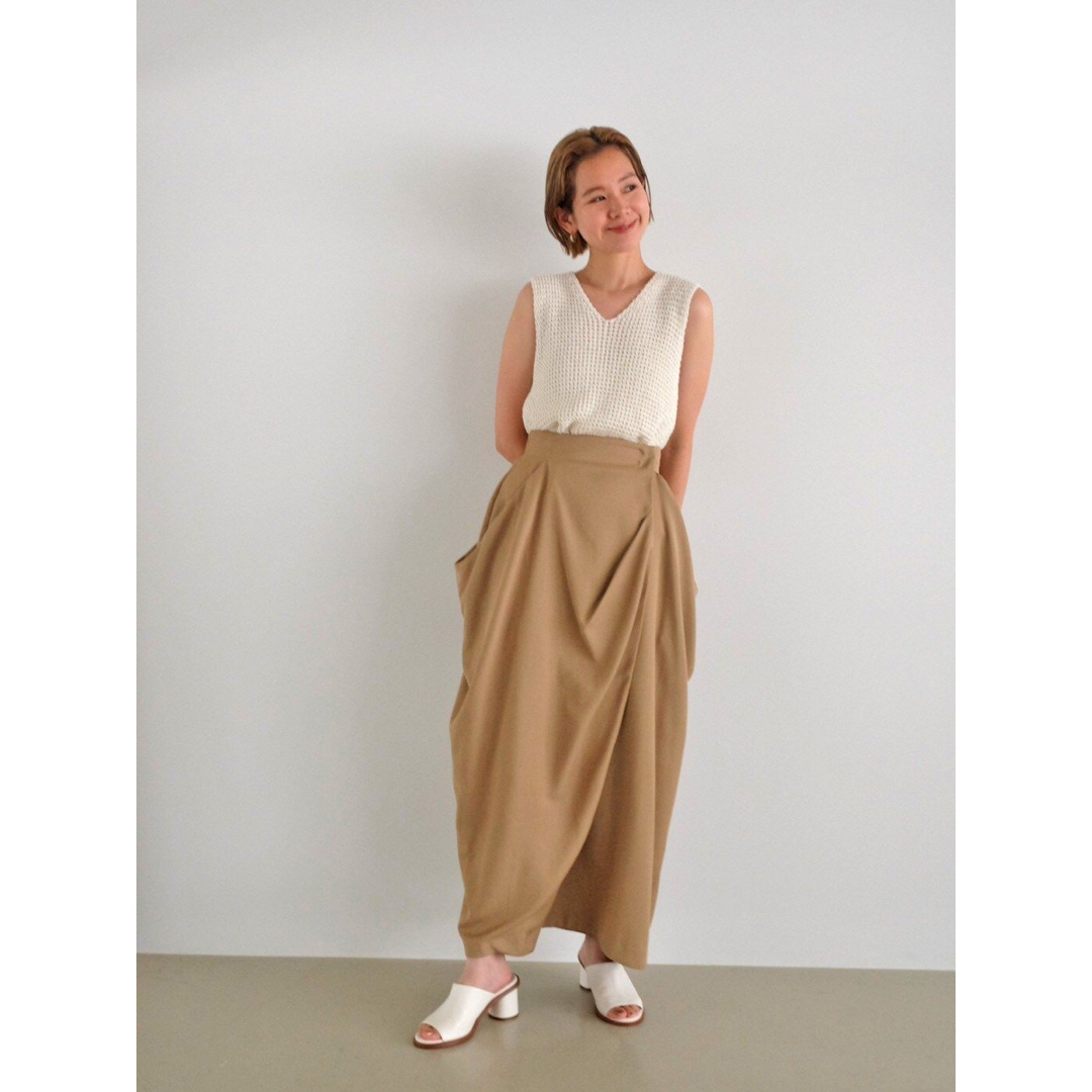 todayful (トゥデイフル)  Drape Satin Skirt