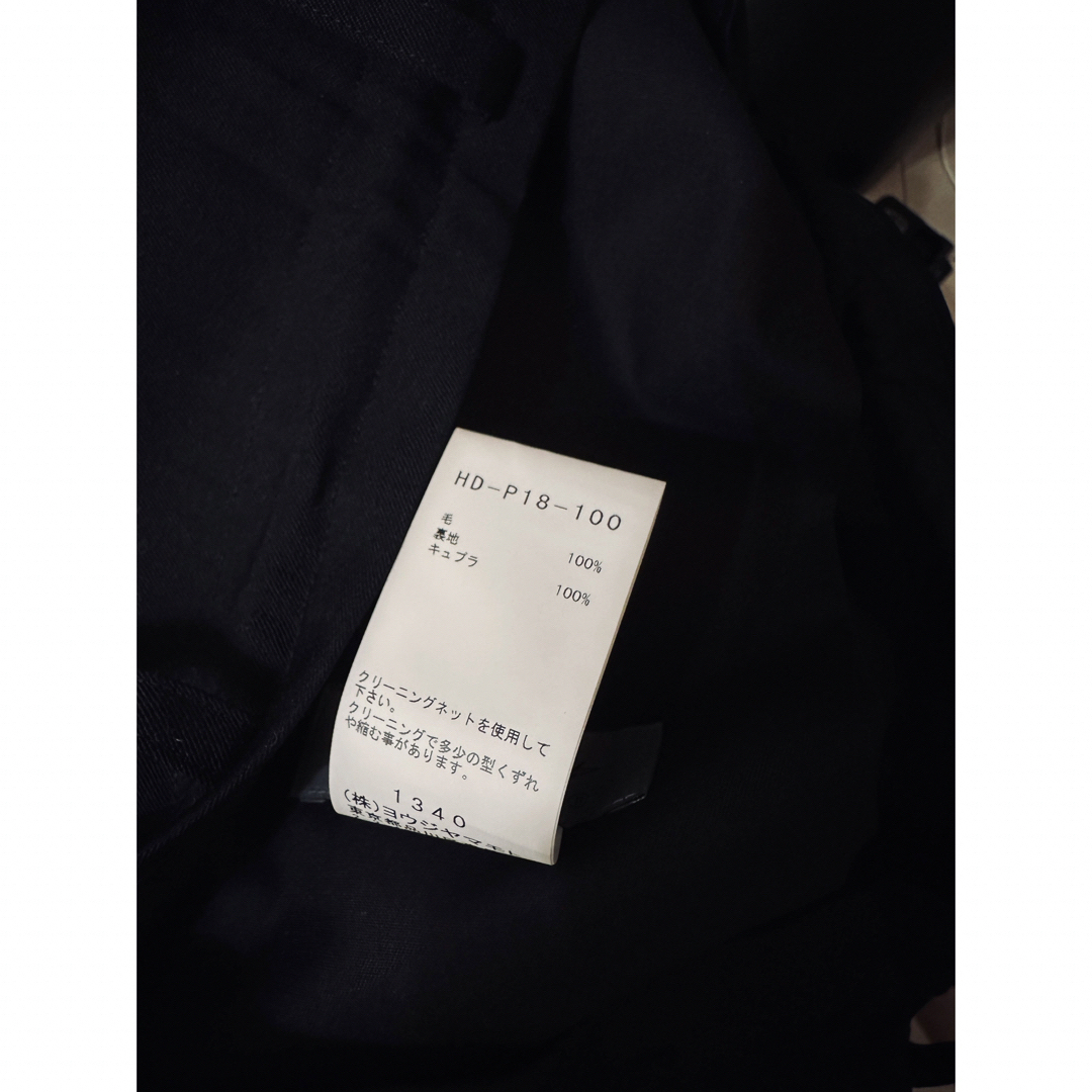 Yohji Yamamoto POUR HOMME(ヨウジヤマモトプールオム)のyohjiyamamoto 21ss テーパード　裾ボタン　定番ギャバ 紐パンツ メンズのパンツ(スラックス)の商品写真