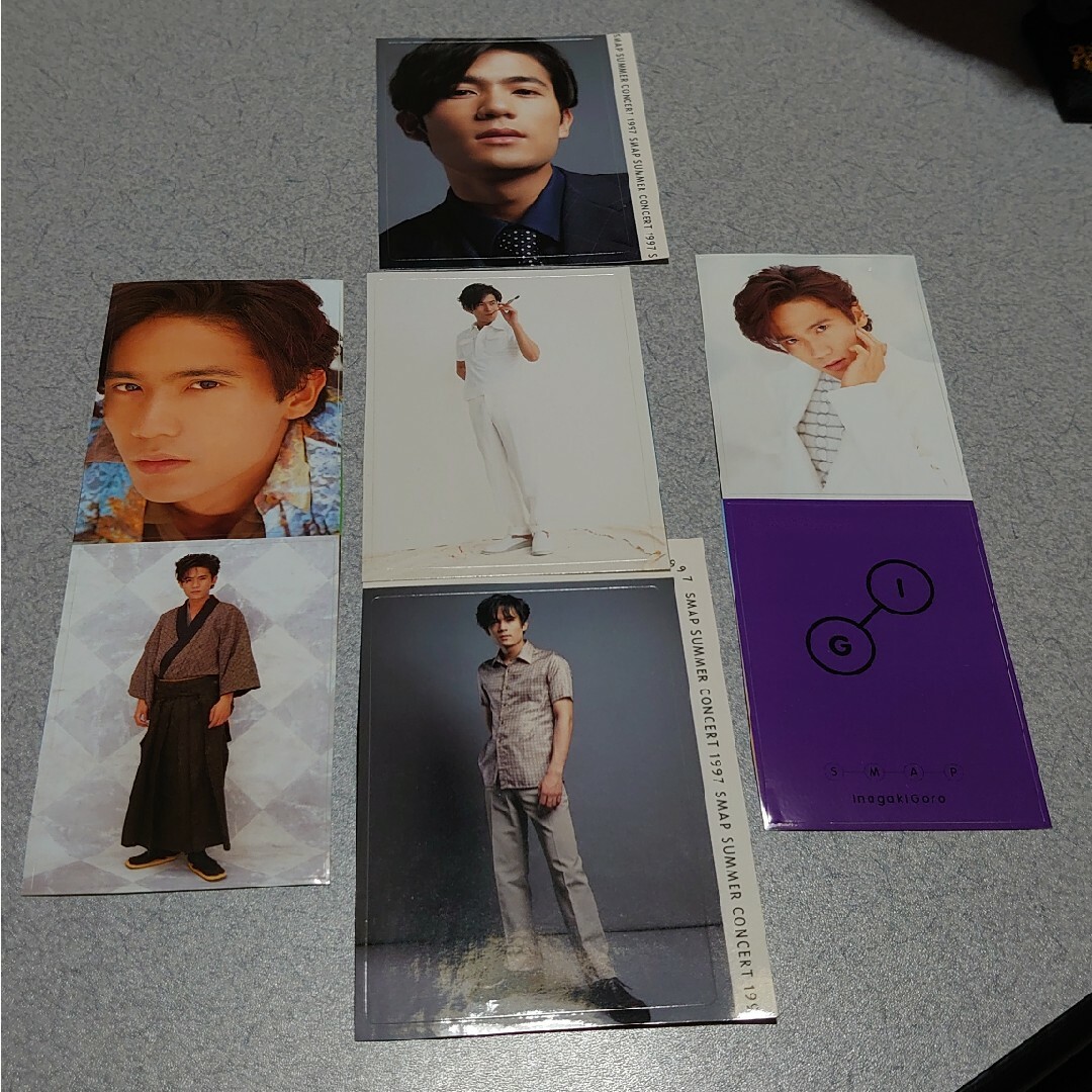 SMAP - 【SMAP 稲垣吾郎】ライブグッズステッカー&カード1枚 SMAP - 【SMAP 稲垣吾郎】ライブグッズステッカー&カード1枚