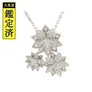 ヴァンクリーフアンドアーペル(Van Cleef & Arpels)のヴァンクリーフアーペル　ロータネックレス　3フラワー　WG　【200】(ネックレス)