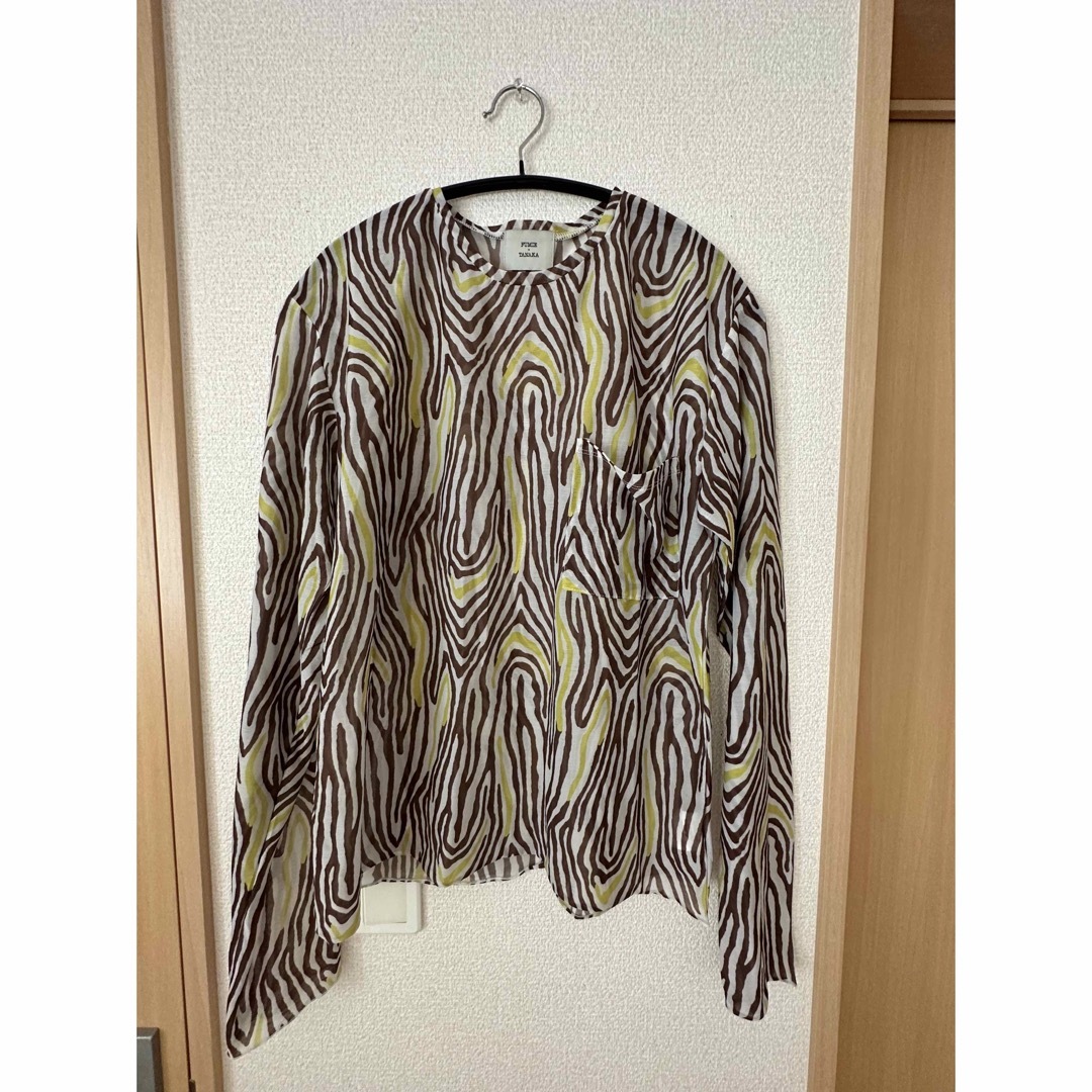 FUMIE=TANAKA フミエタナカ sheer print T  レディースのトップス(カットソー(長袖/七分))の商品写真