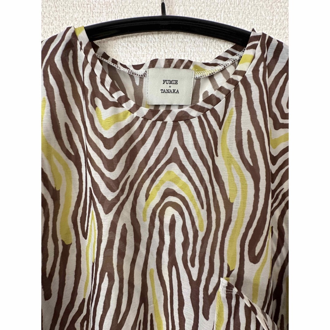 FUMIE=TANAKA フミエタナカ sheer print T の通販 by コアラ's shop