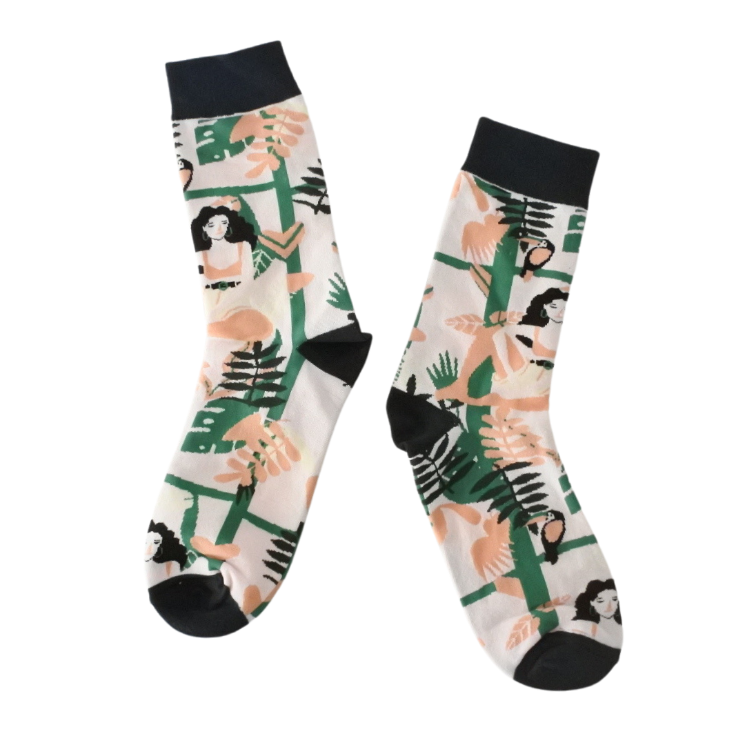 サウスアイランド クルーソックス ユニセックス 靴下 socks sox レディースのレッグウェア(ソックス)の商品写真