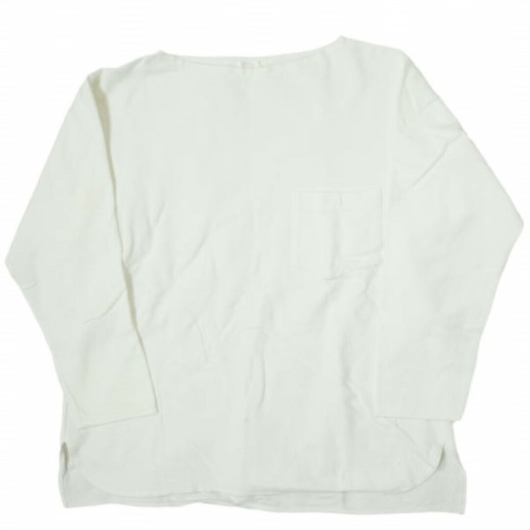 COMOLI コモリ 日本製 BOAT NECK SHIRT ボートネックシャツ 15F-05001 2 ホワイト 長袖 ロングスリーブ Tシャツ トップス【COMOLI】