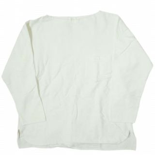 コモリ(COMOLI)のCOMOLI コモリ 日本製 BOAT NECK SHIRT ボートネックシャツ 15F-05001 2 ホワイト 長袖 ロングスリーブ Tシャツ トップス【中古】【COMOLI】(Tシャツ/カットソー(七分/長袖))