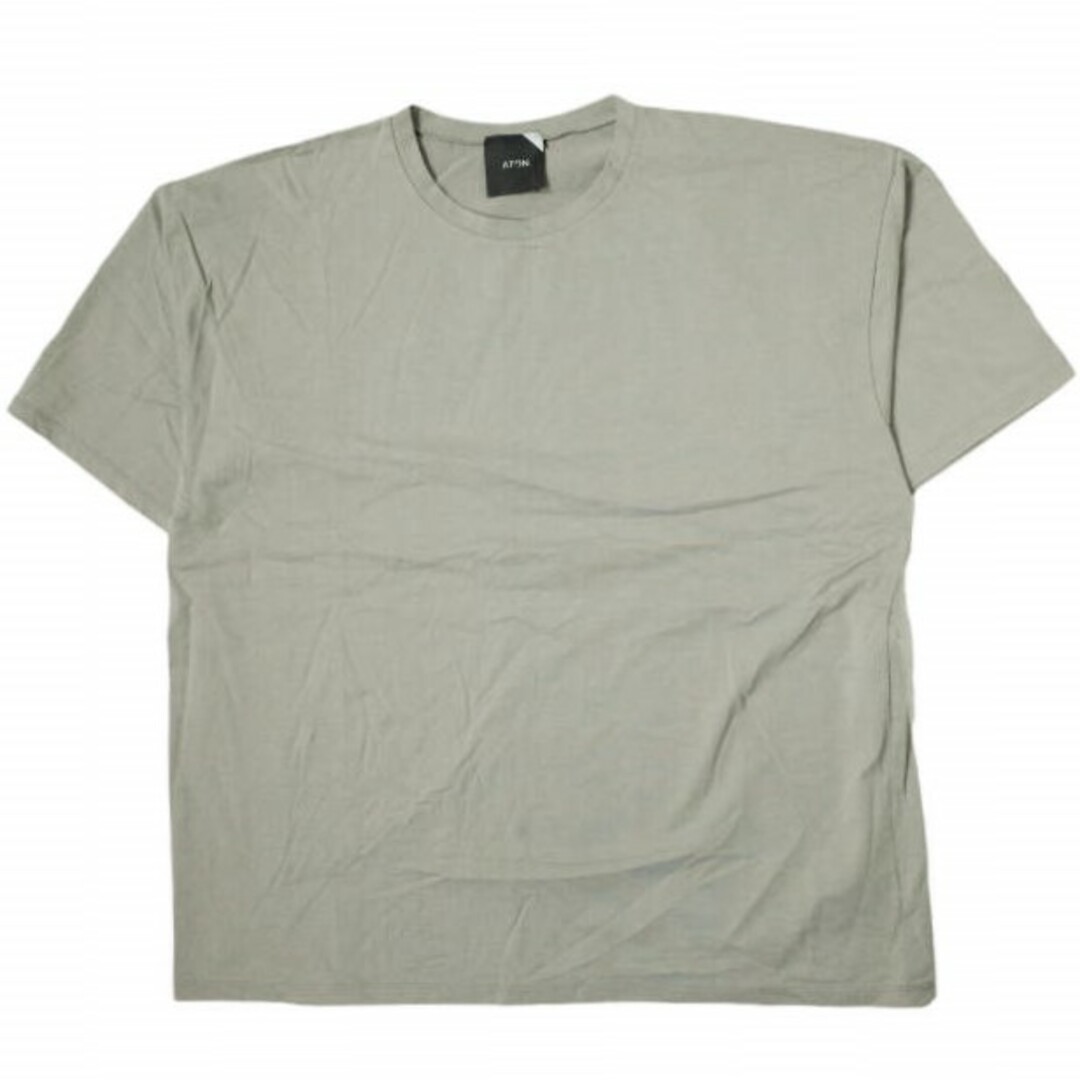 ATON エイトン 日本製 SUVIN 60/2 OVERSIZED T-SHIRT オーバーサイズTシャツ KKAGKM0302 06(L) GREY 半袖 クルーネック トップス【ATON】