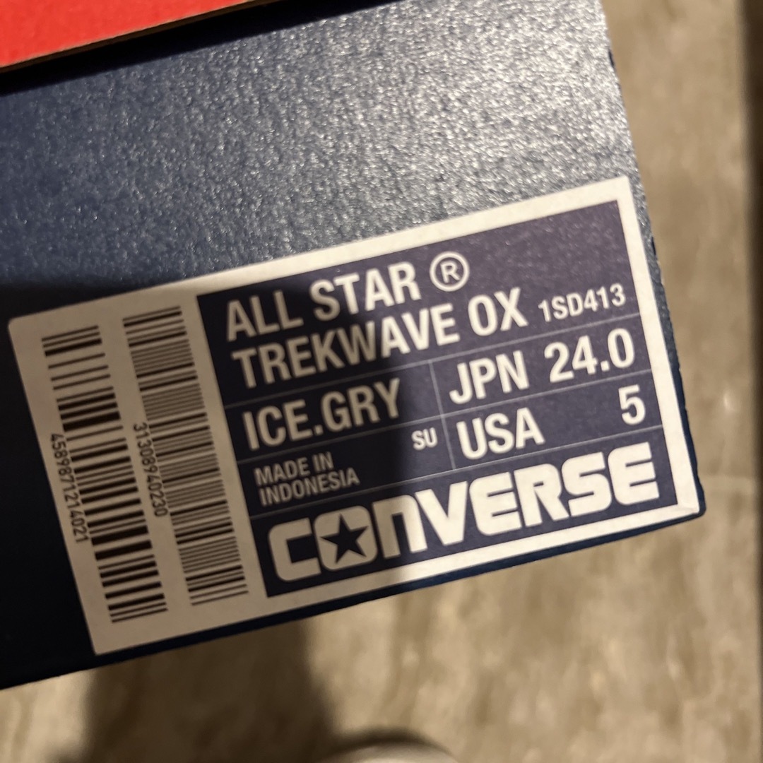 ALL STAR（CONVERSE）(オールスター)のコンバース　ALL STAR TREKWAVE ICEGRY 24センチ レディースの靴/シューズ(スニーカー)の商品写真