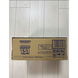 ポケモンカード151 新品未開封1カートン12box入り(Box/デッキ/パック)