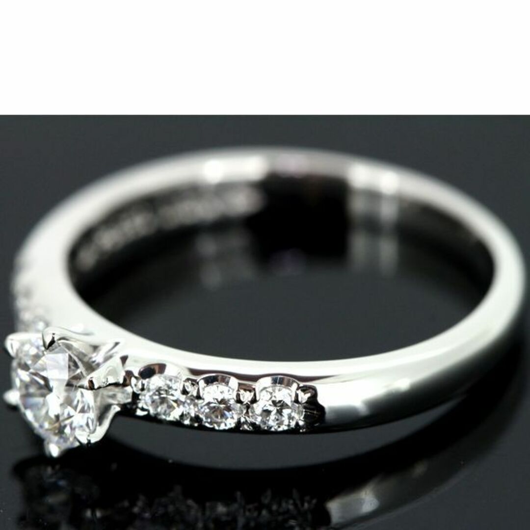 MIKIMOTO - ミキモト ダイヤモンド 0.30ct F-VS2-VG リング Pt950の
