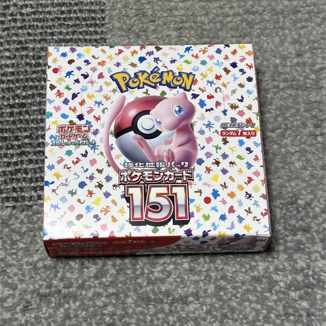 ポケモンカード 151 BOX シュリンクなし ペリペリ付き　新品未開封