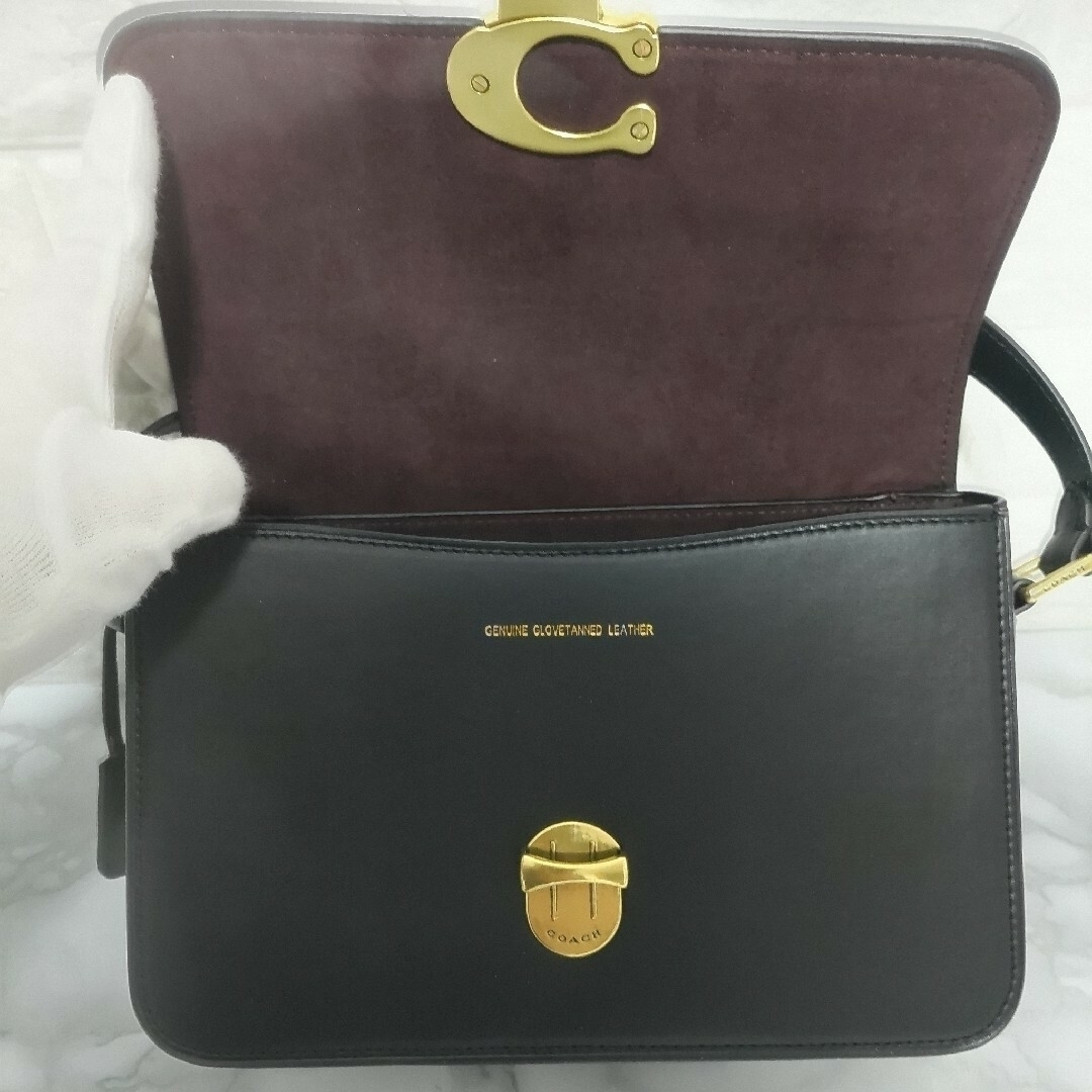 COACH コーチ ストゥディオ レザー ショルダーバッグ ブラック