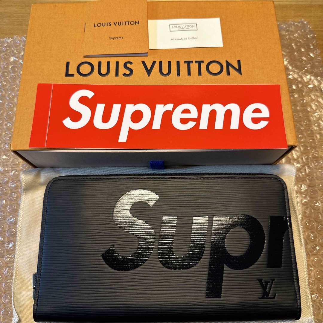 ルイヴィトン　シュプリーム　エピ　ジッピーオーガナイザー　LV×supreme