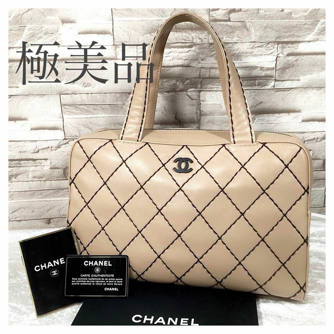 CHANEL - ☆ Elsa様専用です ワイルドステッチ ミニボストンバッグ