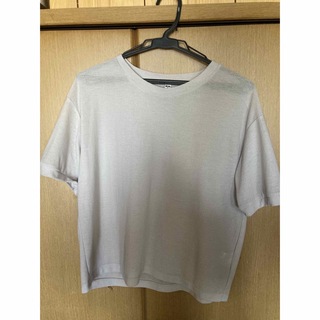 UNIQLO シースルー　Tシャツ　グレー(Tシャツ/カットソー(半袖/袖なし))