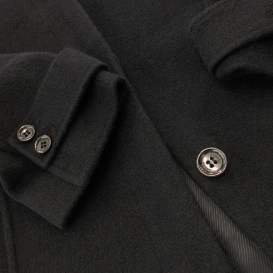 LAUTREAMONT(ロートレアモン)のロートレアモン コート ステンカラー ミドル丈 アンゴラ ベルト 2 黒 レディースのジャケット/アウター(その他)の商品写真