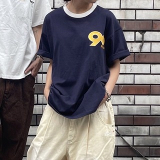 他で売り切れました。Tシャツ 9090 90 Logo Ringer Teeの通販 by ...