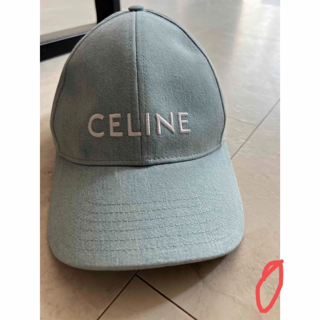 celine(セリーヌ)のセリーヌ　キャップ　デニム　M レディースの帽子(キャップ)の商品写真