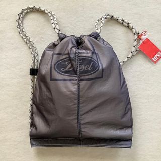 ディーゼル(DIESEL)の新品☆DIESEL☆ドロスト リュックサック バックパック シアー素材 グレー(バッグパック/リュック)