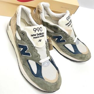 ニューバランス(New Balance)の29.5cm 新品 USA製 ニューバランス 990 V2 スニーカー カーキ(スニーカー)