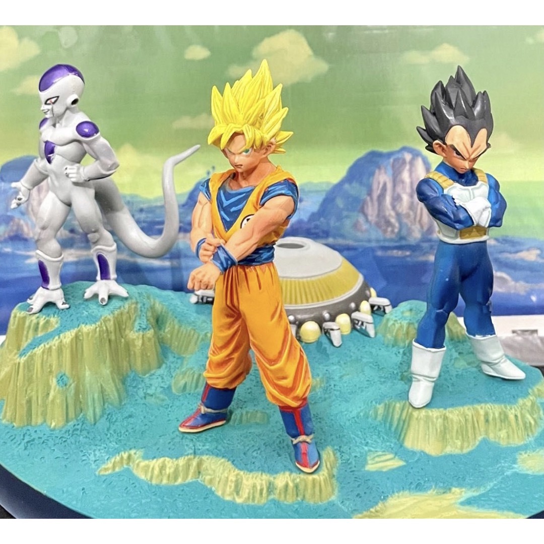 ドラゴンボール 非売品 ジオラマ 孫悟空 ベジータ フリーザ 初回購入特典 | フリマアプリ ラクマ