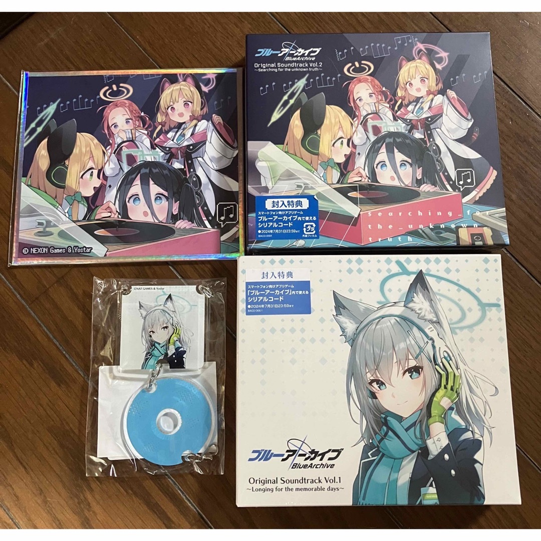 ブルーアーカイブ　サントラ　２種　特典セット　新品未開封 エンタメ/ホビーのCD(ゲーム音楽)の商品写真