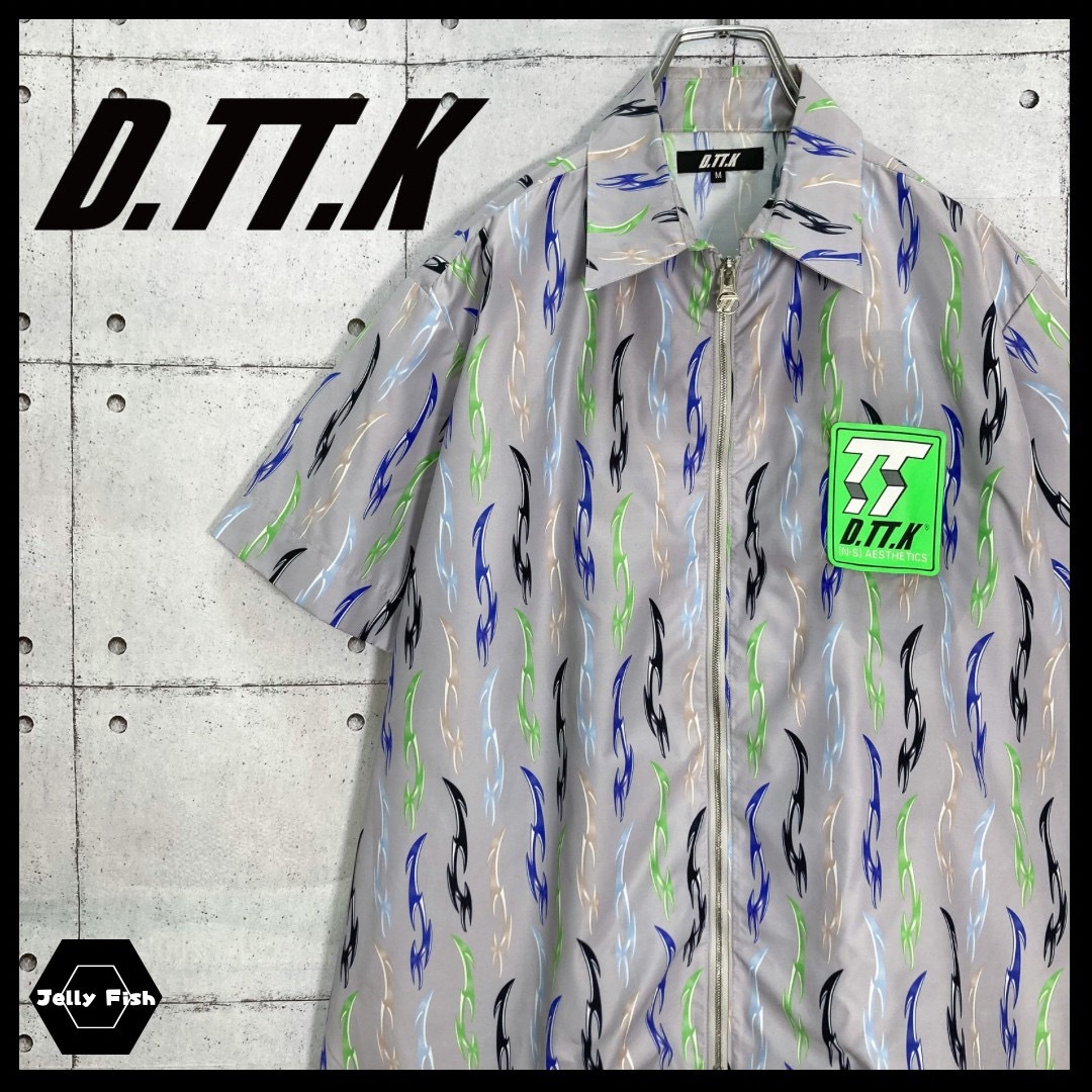 【入手困難】D.TT.K 2019SS zip tribal shirts 希少