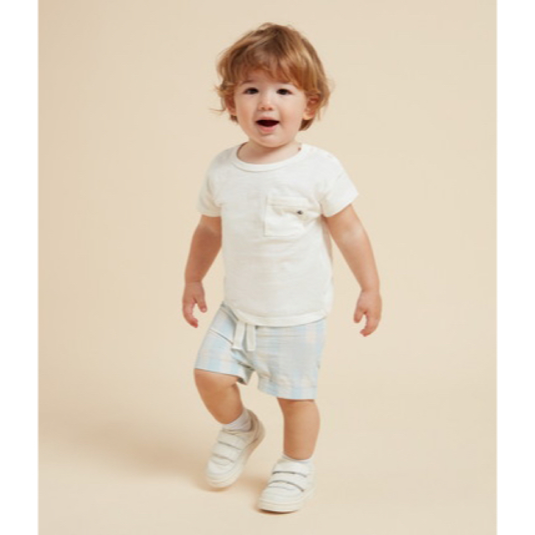 PETIT BATEAU - プチバトー ヴィシーチェックショートパンツ PETIT BATEAU - プチバトー ヴィシーチェックショートパンツ