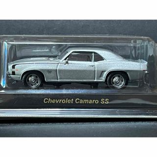 シボレー(Chevrolet)の京商 1/64 USA CAMARO SS シルバー シボレー カマロ(ミニカー)