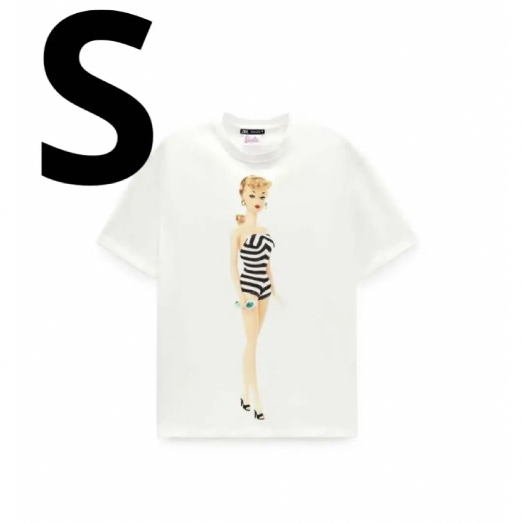 Barbie バービー ZARA ザラ　コラボ   tシャツ 半袖　レディース