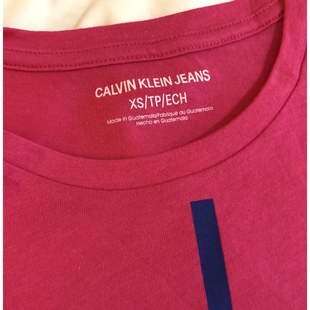 Calvin Klein(カルバンクライン)のレア！カルバンクライン ロゴ入り半袖Tシャツ レディースのトップス(Tシャツ(半袖/袖なし))の商品写真