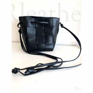 本革 牛革 ショルダーバッグ ミニ巾着 ポシェット 斜めがけ レディ #378