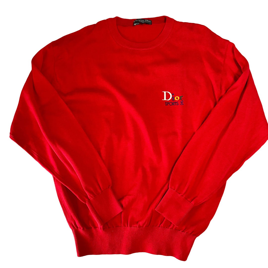 Christian dior sports vintage logo knit