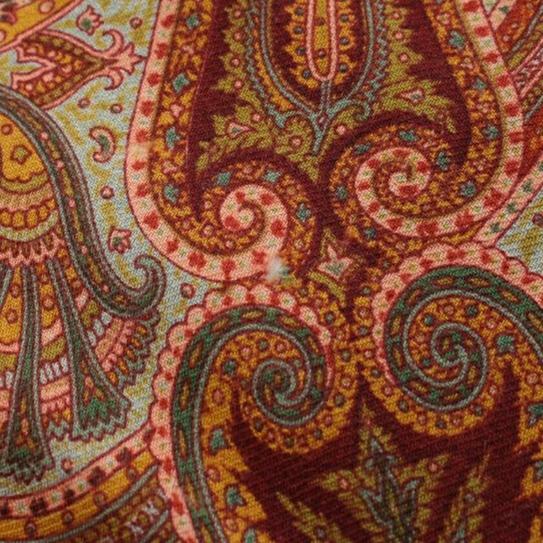 ETRO(エトロ)の スカーフ ショール ペイズリー ウール シルク ボルドー マルチカラー レディースのファッション小物(バンダナ/スカーフ)の商品写真
