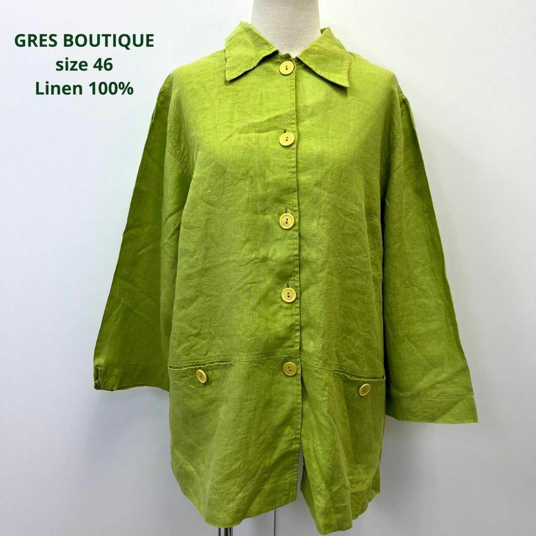 GRES BOUTIQUE シャツ　ブラウス　大きいsize46