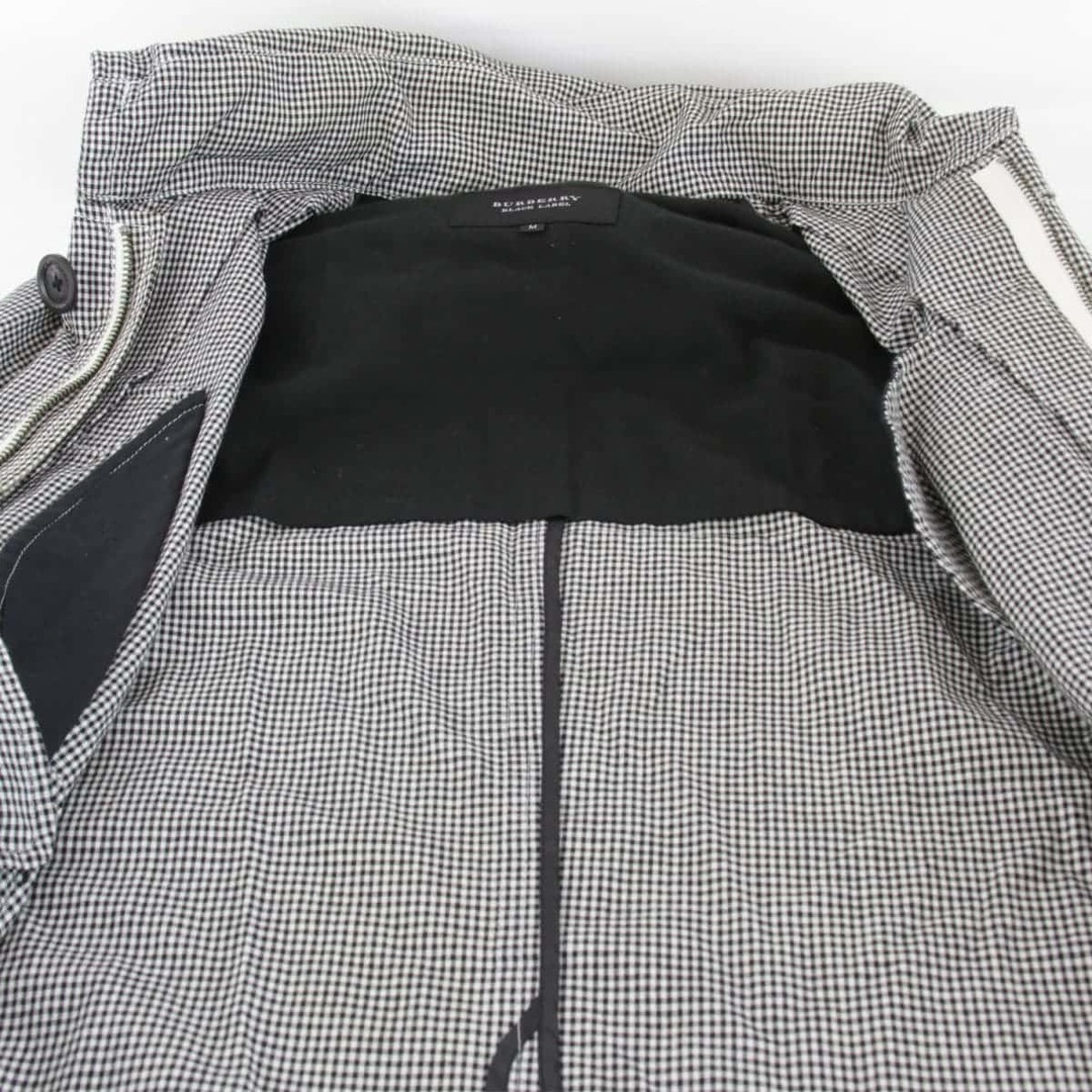 BURBERRY BLACK LABEL(バーバリーブラックレーベル)の『USED』 BURBERRY BLACK LABEL バーバリーブラックレーベル チェック柄ジャケット マウンテンパーカー コットン グレー【中古】 メンズのジャケット/アウター(その他)の商品写真