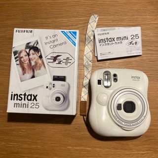 フジフイルム(富士フイルム)の【ほぼ新品】チェキ　instax mini25(フィルムカメラ)