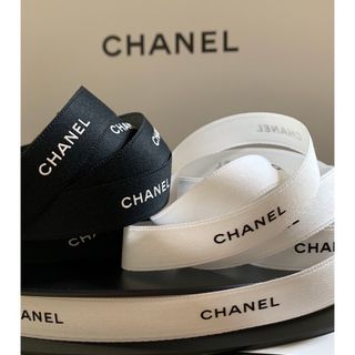 シャネル(CHANEL)の1.5cm幅 CHANEL ラッピング リボン 2m(ラッピング/包装)