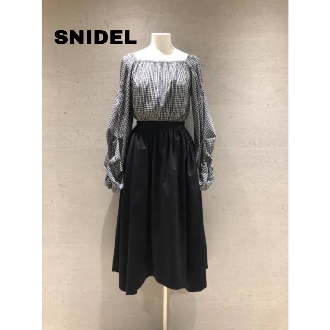 snidel シースルー ブラウス コンビ ワンピース